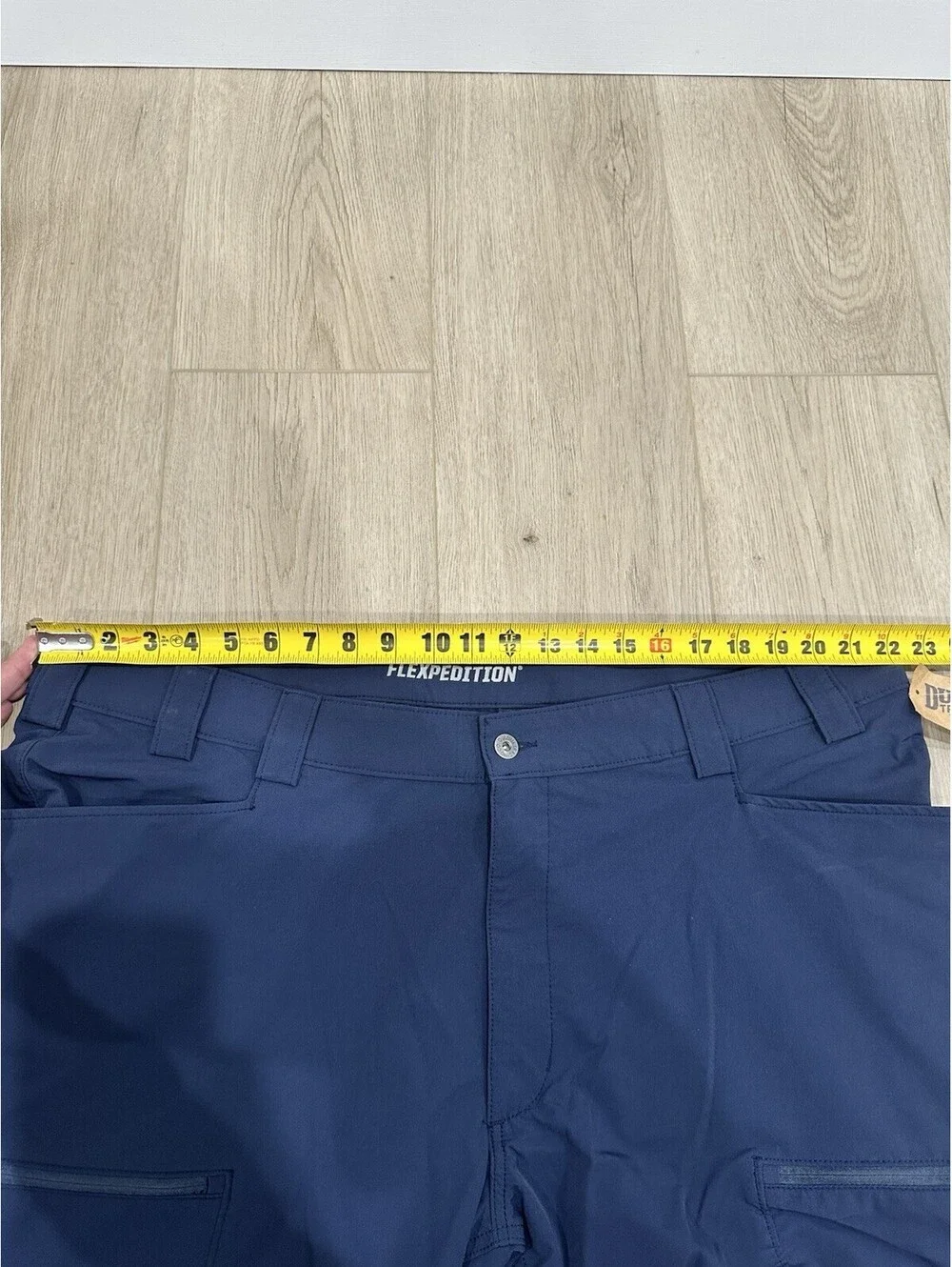 NWT Duluth Trading Flexpedition Cargo Pants 44x30 Navy Blue Relaxed Fit